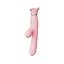 Вибратор-кролик Zalo Rose Rabbit Thruster 25 см светло-розовый - миниатюра 13