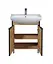 Тумба Мойдодир Dakota Craft 60 з умивальником Proxy 60 дуб крафт - мініатюра 3