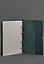 Шкіряний блокнот А4 на кільцях (Софт-бук) 9.0 в м'якій обкладинці зелений Краст - мініатюра 5