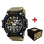 Годинник наручний Patriot 012BKKHUAGD Тризуб золото Чорні з хакі + Коробка - миниатюра 1