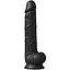 Фалоімітатор SilexD Premium Silicone Dildo Model 1 Size 15 38 см чорний - мініатюра 1