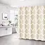 Тканинна шторка-фіранка для ванної Aquarius 180 х 180 см з кільцями - Бежевий градієнт - 100% поліестер - мініатюра 7