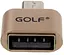 Адаптер Remax MicroUSB USB-переходник OTG-Micro adapter золотистый - миниатюра 6