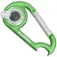 Брелок-карабин Munkees Carabiner Led with Bottle Opener New Grass Green (1012-1089-NEW-GG) - миниатюра 1