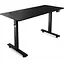 Компьютерный стол с регулируемой высотой Di Volio Biago черный - миниатюра 1