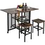 Комплект меблів Costway Design розкладний стіл з стільцями в стилі Loft - мініатюра 1