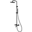 Душова система Corsan Lugo black mat з термостатом та виливом CMN017TBL, Чорний матовий - мініатюра 1