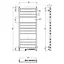 Электрический полотенцесушитель Navin Классик Квадро 500x1200 Sensor правая белая 12-028153-3680, Белый, Правое, Электронный - миниатюра 6