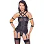 Комплект Cottelli Collection Basque Bondage S черный - миниатюра 1