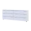 Комод Doros Рон 9 Белый 6 Ящик 160х38х62 (41516175) - миниатюра 1