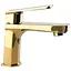 Змішувач для умивальника Topaz Lexi TL- 21201-H57-AUV Золотий - мініатюра 4