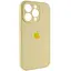 Чохол Epik Silicone Case Full Camera Protective AA для Apple iPhone 15 Pro Max 6.7 Жовтий/Mellow Yellow - мініатюра 2