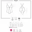 Сетчатый боди с открытыми ягодицами Obsessive 841-TED-1 teddy S/M, черный - миниатюра 7