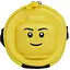 Детская сумочка через плечо LEGO 3D круглая желтая (20187-1918) - миниатюра 2