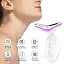 Мікрострумовий масажер для шиї та обличчя D836 для ліфтингу та омолодження (Білий) - мініатюра 4
