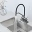 Смеситель для кухни с водопадом гибкий излив Gungray Gappo G4098-9 Графитовый хром - миниатюра 2