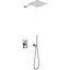 Душова система Kohlman Dexame 30 chrome + BOX прихованого монтажу QW210DQ30, Хром - мініатюра 1