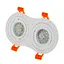 Светильник врезной поворотный Brille HDL-DT 108/2 MR16 WH 36-247 - миниатюра 1