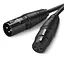 Мікрофонний кабель UGREEN AV130 подовжувач XLR Male to Female Microphone Cable 2 м Black (20710) - мініатюра 2