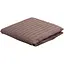 Простирадло Iris Home 240х260 см кавове 000164560 - мініатюра 1