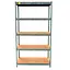 Металевий стелаж Emby Light Series (розмір 1800х900x300мм) 5 полиць ДСП до 100кг Оцинкований - мініатюра 3