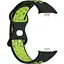 Ремінець DK CDK Silicone Sport Band Nike для Xiaomi Redmi Watch 4 (017600) (black / green) - мініатюра 2