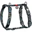 Шлейка для собак Waudog Nylon анатомическая H-образная с QR-паспортом, рисунок "Тень Бэтмена", пластиковый фастекс, S - миниатюра 1