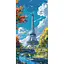Набір для розпису ArtCraft Eiffel Tower 40 x 80 см (11571-AC) - мініатюра 1