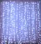 Гирлянда штора Водопад 3х2.6 м 280 LED (прозрачный шнур, с переходником) Белый свет - миниатюра 5