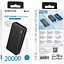 Зовнішній акумулятор Borofone BJ55A Graceful 20000mAh 10W Black [130212] - мініатюра 6