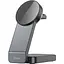 Беспроводная зарядка подставка Hoco CQ3 для iPhone iWatch/Airpods на 5-15W QI 3А черная - миниатюра 1