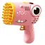 Пістолет для мильних бульбашок Dinosaur Bubble Gun з насадкою на 40 отворів 50ml Pink - мініатюра 1