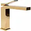 Змішувач для умивальника Rea Duet gold золотий низький REA-B4413 Золотий - мініатюра 1