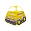 Дитячий намет "Піраміда-Truck" Bambi MR 1116(Yellow) розмір 99х80х80 см - мініатюра 1