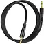 Кабель Hoco UPA25 Transparent Discovery Edition AUX audio cable 1 м чорний - мініатюра 6