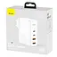 Адаптер сетевой – блок – зарядное устройство BASEUS GaN2 Pro 4 порта 100 W 5 A (CCGAN2P-L02) белый - миниатюра 4
