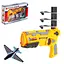 Дитячий пістолет Baby Toys 331-8A стріляє літаками, 4 шт., Air Battle катапульта, Жовтий - мініатюра 1