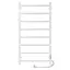 Электрический полотенцесушитель Laris Зебра Альфа ЧФ8 400x800 Э правый R3 77700072, Белый, Правое, Электронный - миниатюра 2