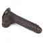 Фалоімітатор із присоскою LoveToy Sliding-Skin Dildo 7 17.5 см коричневий - мініатюра 10