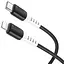Дата кабель Hoco X82 Silicone Type-C to Lightning 20W (1m) Black - миниатюра 2