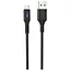 Кабель Hoco U79 Admirable smart power off charging data cable for Micro Чорний - мініатюра 1