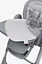 Стілець-гойдалка для годування дитини 2 в 1 VELANO Nomi, light grey - мініатюра 2