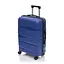 Набір валіз 3в1 ABS-пластик з кодовим замком та телескопічною ручкою синій (24-289) - мініатюра 2