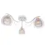 Люстра стельова Brille в спальню E27 60W WH (LK-629C/3) - мініатюра 2