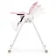 Стульчик для кормления Bambi M 5673-8 с принтом, экокожа, Pink  - миниатюра 4
