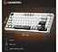 Клавиатура игровая механическая GamePro GPMK-126 Genesis Silver light USB Red Swich Hot-Swap N-KRO Grey - миниатюра 12