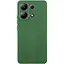 Чехол Getman TPU Liquid Silk Full Camera для Xiaomi Redmi Note 13 4G Зеленый/Dark green - миниатюра 1