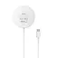 Зарядка Qi HOCO Original series magnetic wireless fast charger CW28 15W белое - мініатюра 5