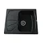 Гранитная мойка Globus Lux Tana черный 610x500 мм А0002, Черный - миниатюра 1