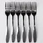 Набор столовых вилок Yiwu 6 штук из нержавеющей стали 20 см вилки кухонные столовые приборы классический стиль HP-16978-14 - миниатюра 4